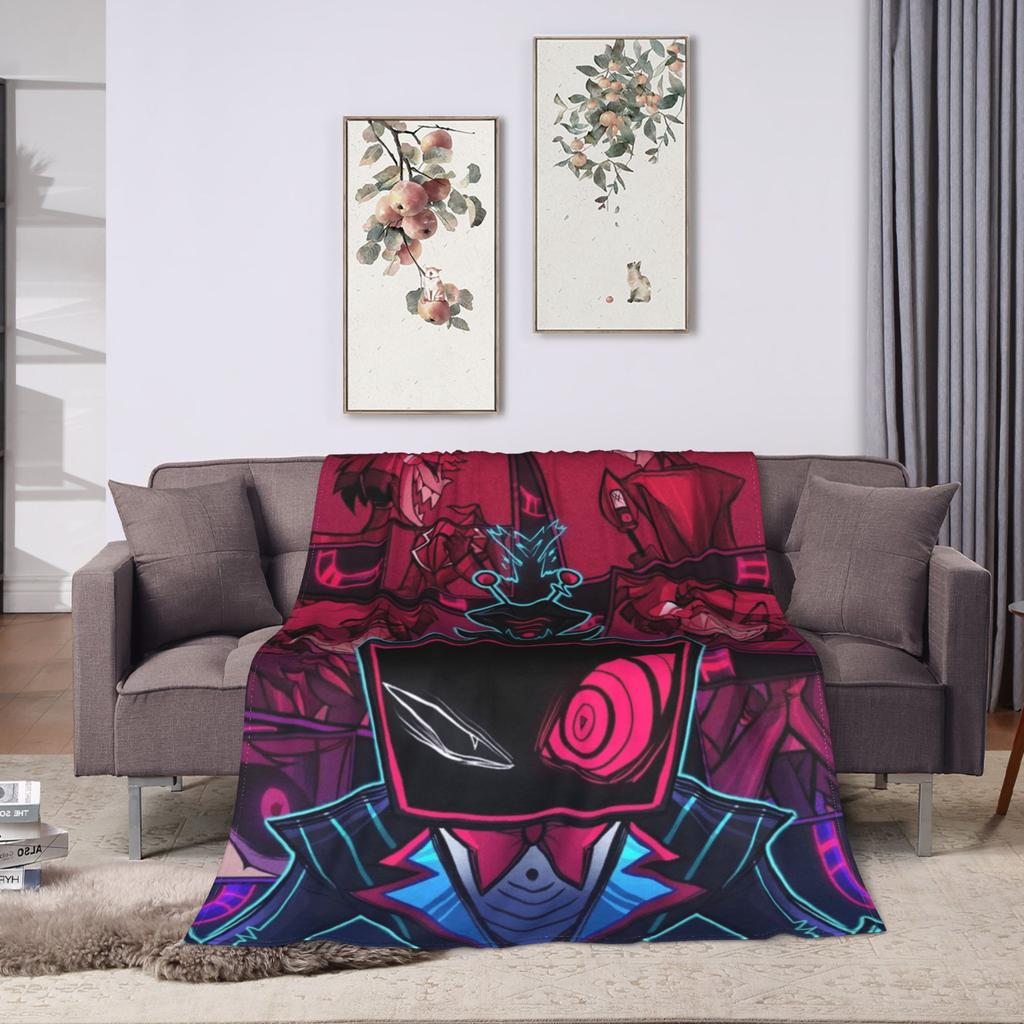 Мягкий Теплый ПледМальчик Девочка Декоративный Персонаж Игры Vox Плед Фланелевое Покрывало Для Дивана Кровати Новинка Чехол Для Дивана-Кровати
