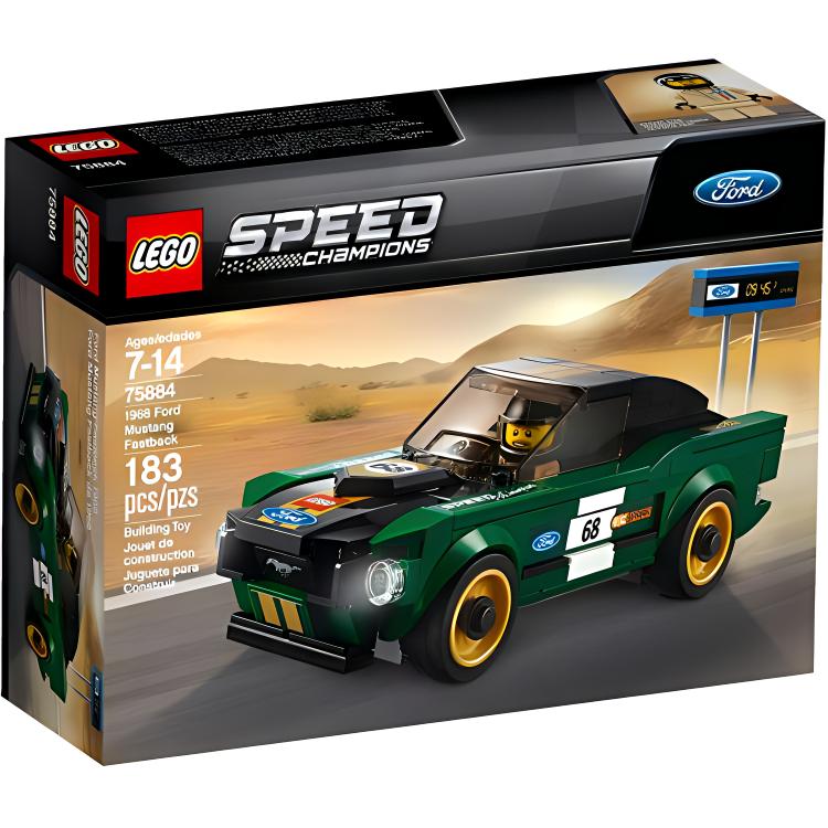 LEGO SpeedSuper Racing Collection Ford 1968 Ford Mustang Building Blocks 183pcs 75884
