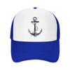 Fashion Nautical Anchor Trucker Hat Unisex WoUnisex Personalized Adjustable Adult Sailor Adventure Baseball Cap Outdoor Snapback Caps