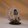 Cute Outer Space Astronaut Figurine Action Figure Toys Statue for Showpiece Home Living Room Decor Office Desktop Decoration Car Dashboard