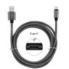 18W USB Type C Cable For Samsung A50 A70 A51 A71 S8 S9 S10E S20 FE Plus 2M Fast Charging Galaxy S21 S21+ A20 A30 A40 S7 A31 A21S