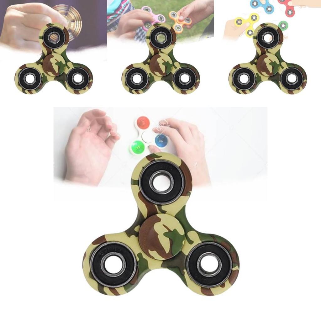 Красочный пластиковый спиннер для пальцев детская игрушка желтая мультяшная иллюстрация