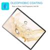 2 шт. защитная пленка для экрана Samsung Galaxy Tab S10 FE/S9 FE/S9/S8/S7 из закаленного стекла, прозрачная пленка 2.5D для полного покрытия
