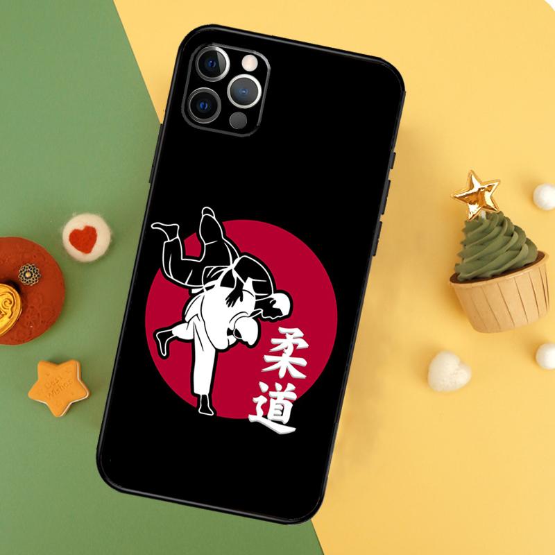 Чехол для iPhone 13 12 Mini 11 14 16 15 Pro Max 7 8 Plus X XR XS Max с изображением Дзюдо Тхэквондо Каратэ Задняя крышка