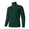 Men's Casual Solid-color High-collar Knitted Sweater, Men's Warm Base Knitted Pullover Sweater