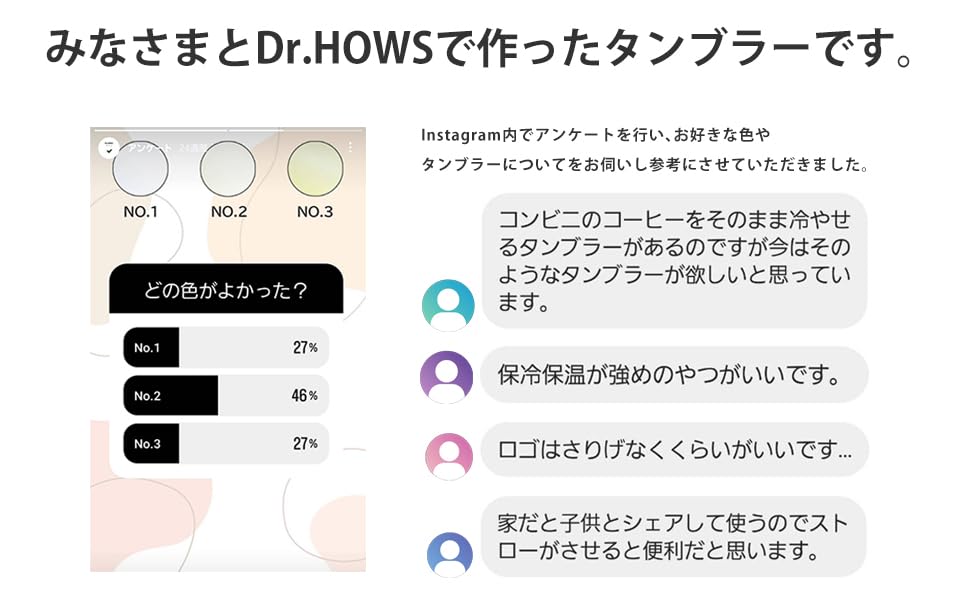 Японская лимитированная бутылка для воды из нержавеющей стали, корейский стильный стакан, 354 мл, в комплекте крышка с трубочкой Dr.HOWS (Доктор Хаус) Холод/Жара (Серый)