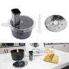 ABS+acrylic+stainless Steel Food Processor Container Cutting Disc