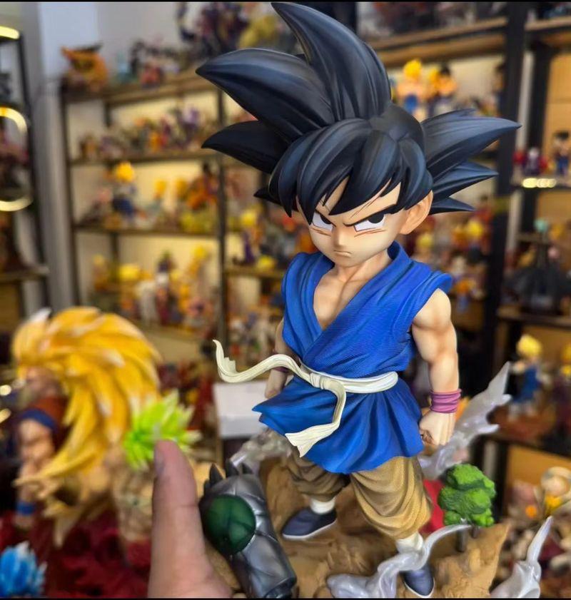 Новейшая фигурка Son Goku из Dragon Ball GT от JG studio, 25 см, Супер Сайян Goku, фигурка с двумя головами, набор статуэток из ПВХ, модель, игрушки, подарок