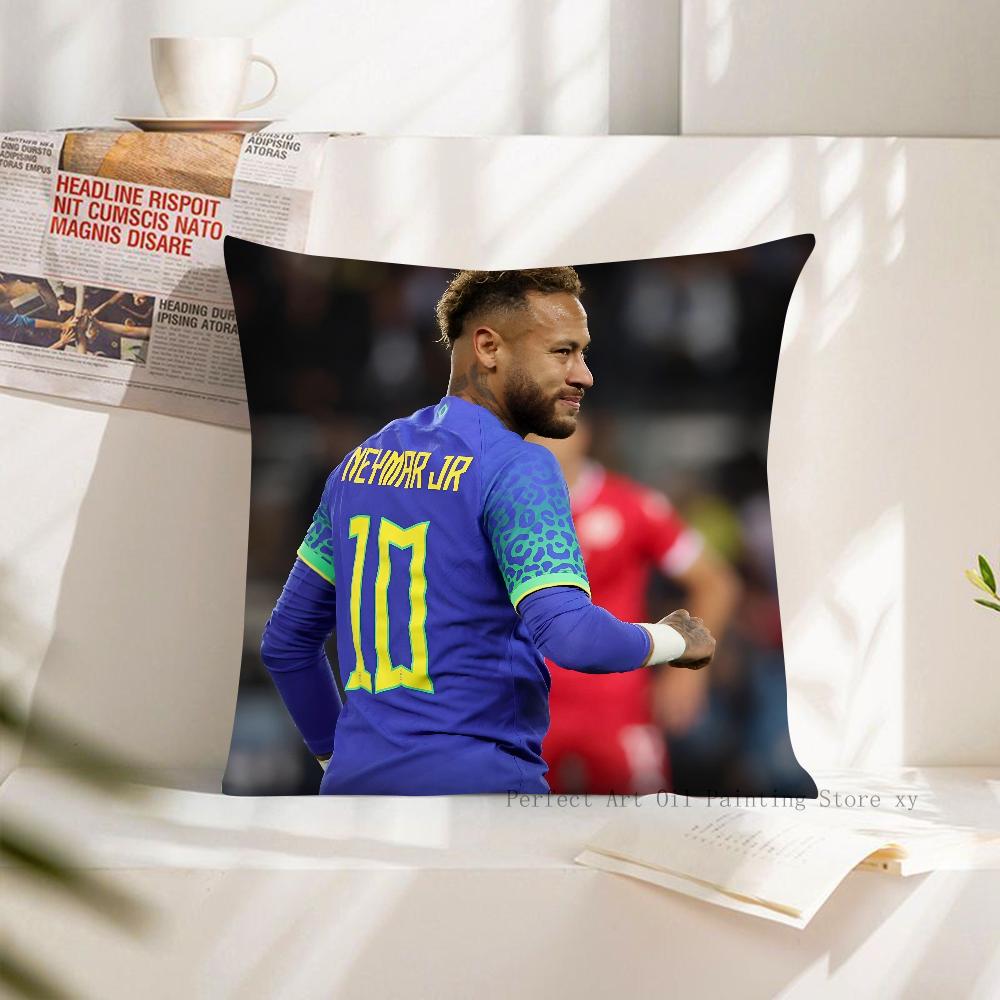 1 шт. Наволочка F-Football N-Neymar Квадратная Наволочка Подушка Декор Спальни Дивана Комнаты Повседневная Наволочка