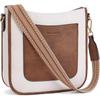 Crossbody Bags for Women Trendy Vegan Leather Hobo Handbags Fashion Shoulder Purse with Adjustable Guitar Strap