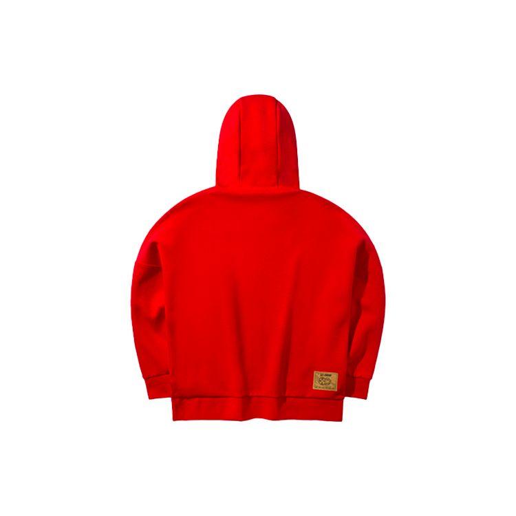 Li Ning свободная спортивная куртка с капюшоном женские куртки Cinnabar-Red AWDQ136-1