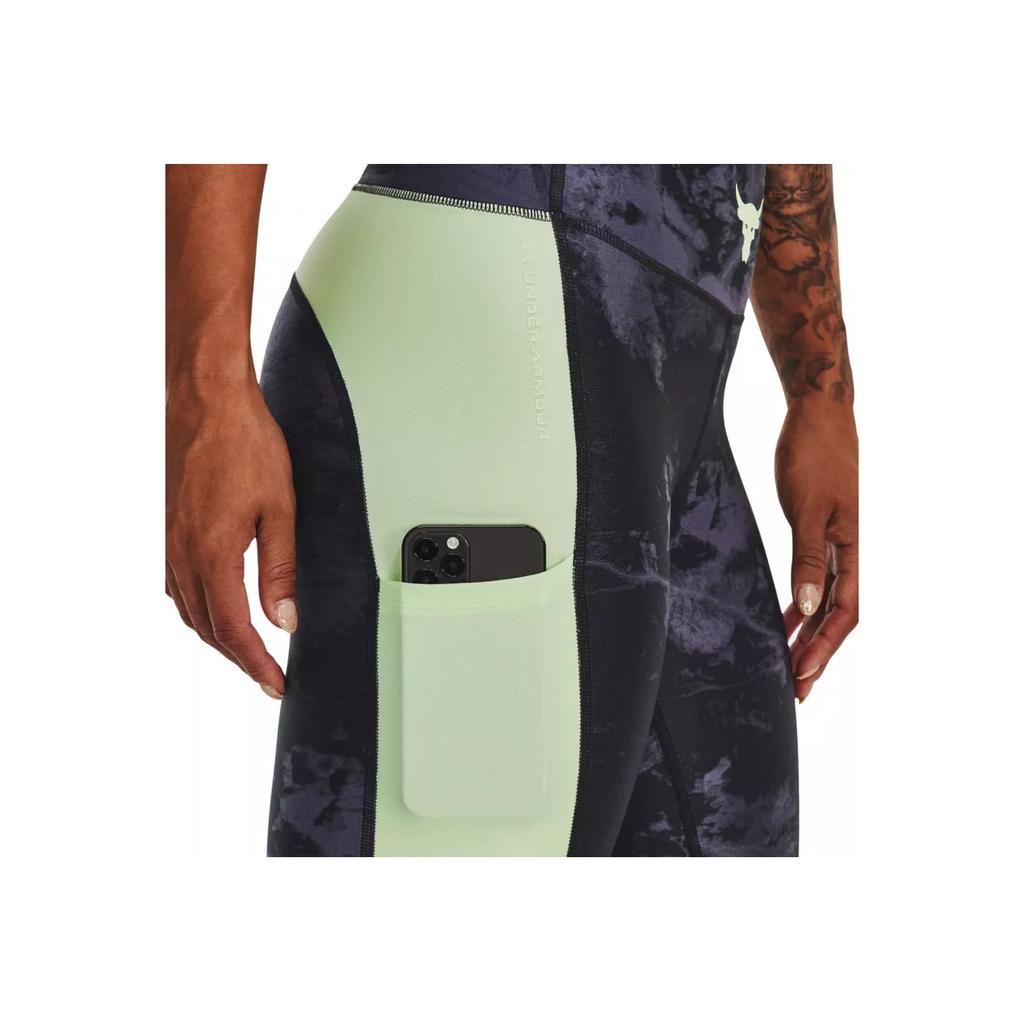 Under Armour Компрессионные леггинсы с камуфляжным принтом пэчворк Женские леггинсы Черный 1373603-001