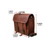 14" Leather Messenger Bag Laptop Case Office Briefcase Gift for Men Computer Distressed Shoulder Bag