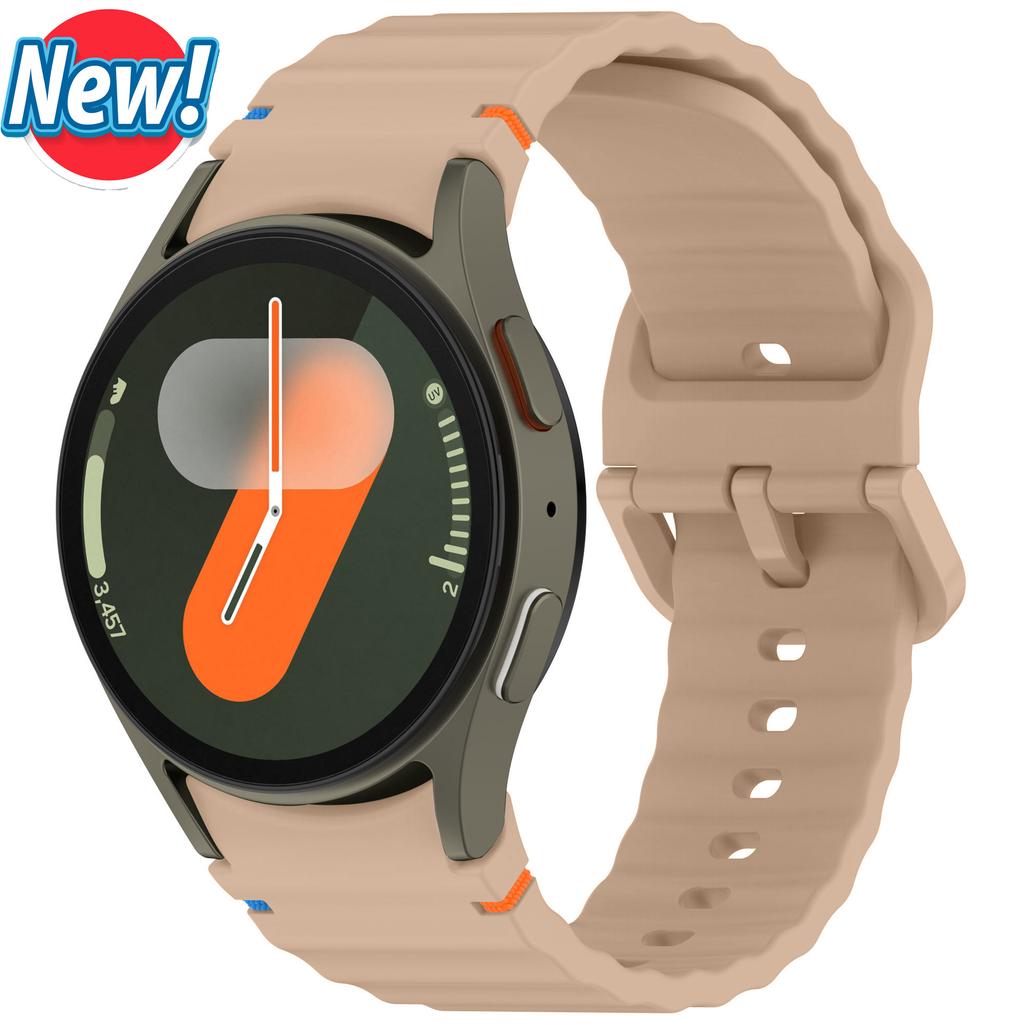 Band for Samsung Galaxy Watch 7 6 4 5 pro FE 44mm 40mm Original Silicone Bracelet correa Galaxy Watch4 6 Classic 43mm 47mm Strap