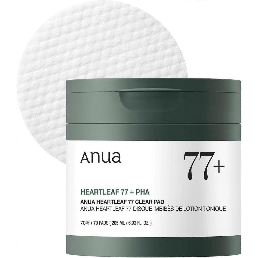 ANUA Heartleaf 77 Toner Pad, Mild Exfoliating Facial Pads for Glass Skin, Hydrating Pore Care for Sensitive Skin, Heartleaf Extract, PHA, Centella, No