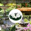 Солнечный фонтанный насос Lotus Floating Water Feature Bird Bath Pond Солнечный насос с 4 насадками для садового украшения на открытом воздухе 1.4W/7V