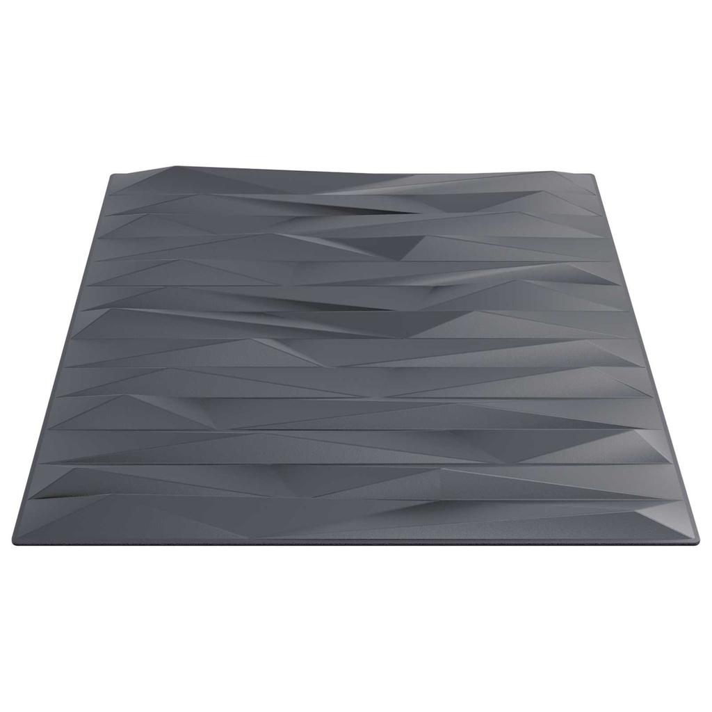 Wall Panels 24 pcs Stone Grey 50 x 50 cm XPS Foam