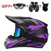 Mens ABS Full Face Motorcycle Helmet With Visor Shield Off-Road Dirt Bike Mountain Cycling