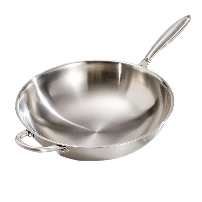 Handon 316 Stainless Steel 34cm Wok with Lid