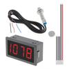 RPM Speed Meter 4 Digital LED Display Tachometer with Hall Proximity Switch Sensor for Motor High Precision Tachometer