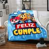 1Pc Police Party Celebration Blanket For Couch Bed Plush Cozy Fuzzy Blanket Super Soft Warm Blankets For Fall And Winter 0918146
