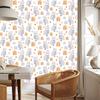 Wallpaper Owls flowers leaves for living room and bedroom 50x1000