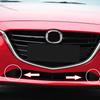 Треугольная накладка на передний бампер автомобиля для Mazda 3 Axela 2014 2016 BHN1-50-101 BHN1-50-102 Замена правой левой нижней решетки