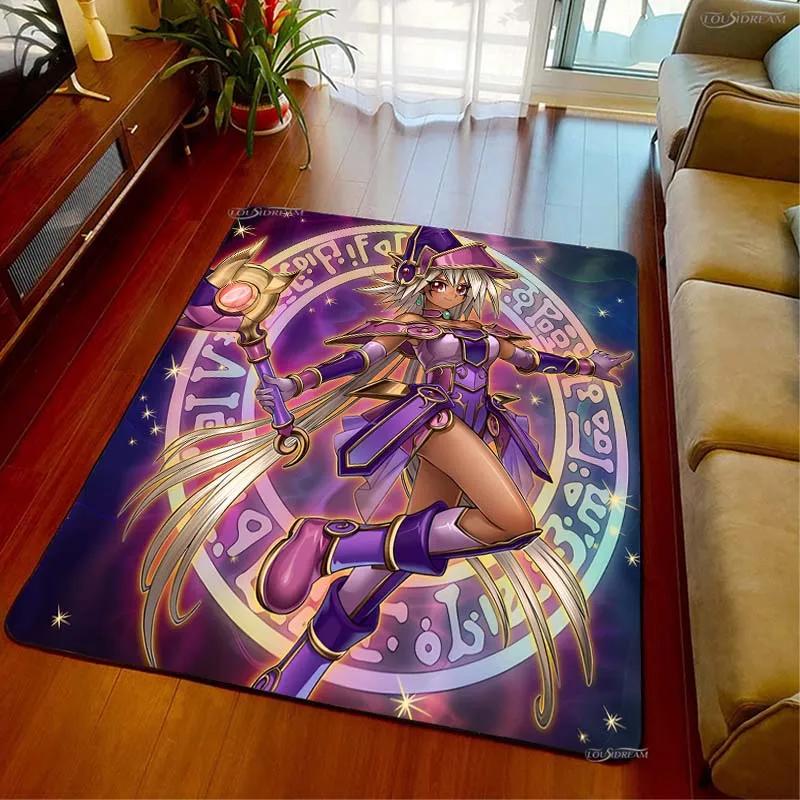 Dark Magician Carpet for Living Room Bedroom Rug Door Kitchen Kid Unslip Floor Mats Birthday gift photography props Alfombra Rug