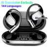 Wireless Bluetooth Translation Headphones 140 Languages Instant Translator Earbuds Headphones Smart Voice Real Time for Travel