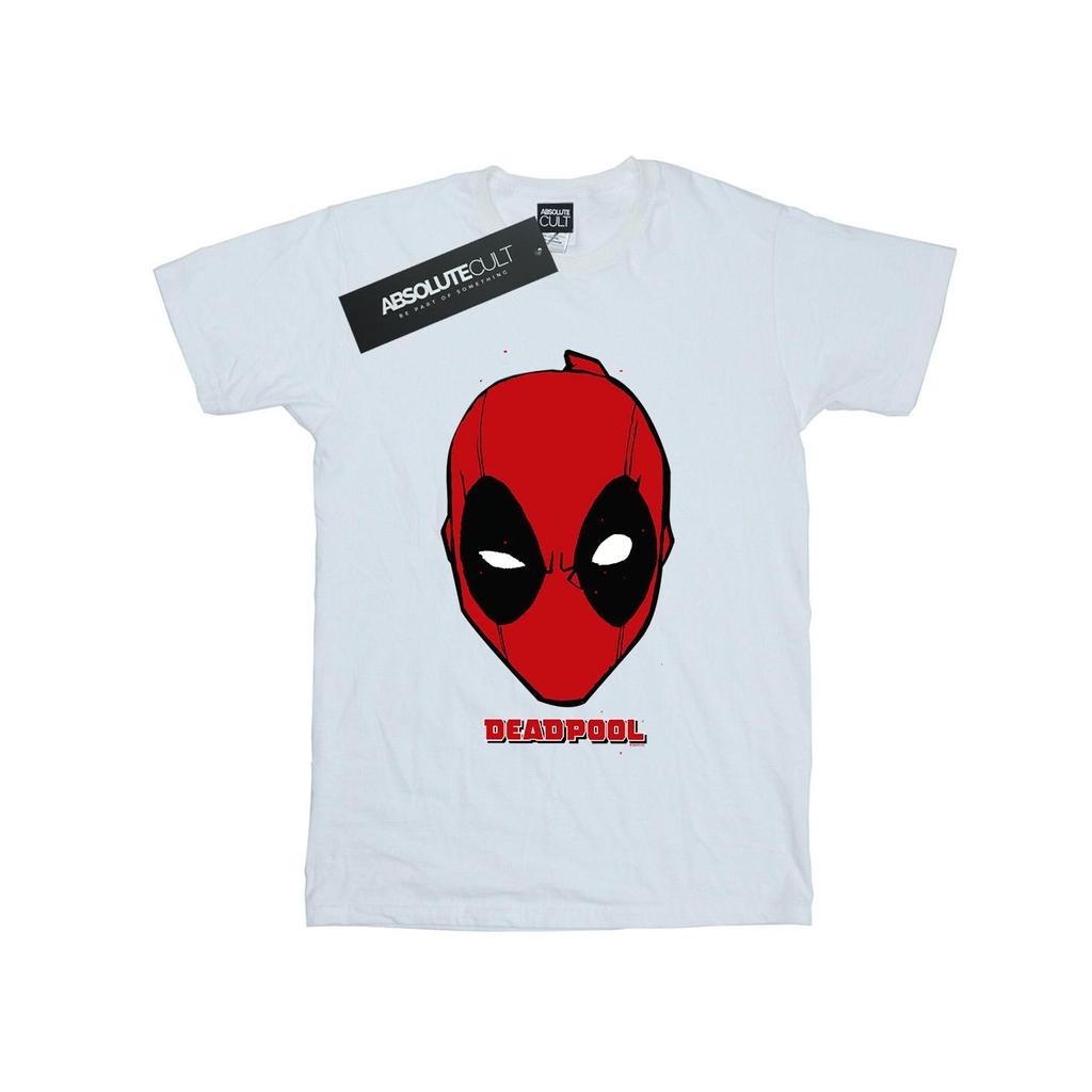 Marvel Mens Deadpool Mask T-Shirt
