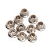 10 Pcs Lock Tire Nut Corrosion Resistant RC Model Car M5 Flange Nut Lock Tire NutBlack