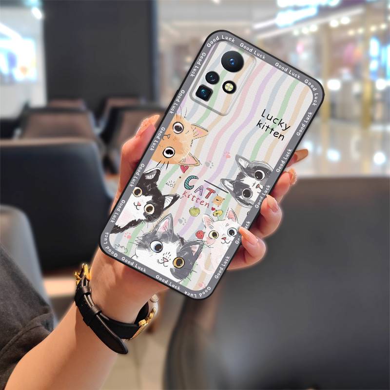 Cartoon Shockproof Phone Case For Infinix Zero X/X Pro/X6811/X6811B Anti-dust Phone Pouch Cute Waterproof Protective TPU