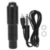 Rotary Tattoo Pen Aluminium Alloy RCA Interface Tattoo Clip Cord Shader Liner Tattoo Machine Black