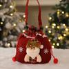 Рождественский подарок с конфетами, рождественская сумка-тоут, очаровательный дизайн, стильная атмосфера, праздничная подарочная сумка на шнурке