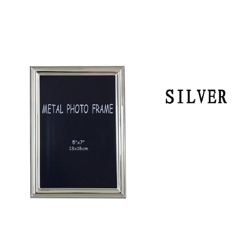Aluminum European Photo Frame 5/6/7/8/10in High-grade Wedding Picture Frame Stand for Pictures Home Desktop Decor Gift