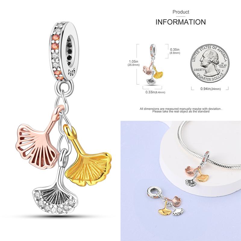 Copper Lavender Tulips Pansy Iris Charm Beads Colorful Flower Dangle Fit Original Bracelet Diy Jewelry Gift