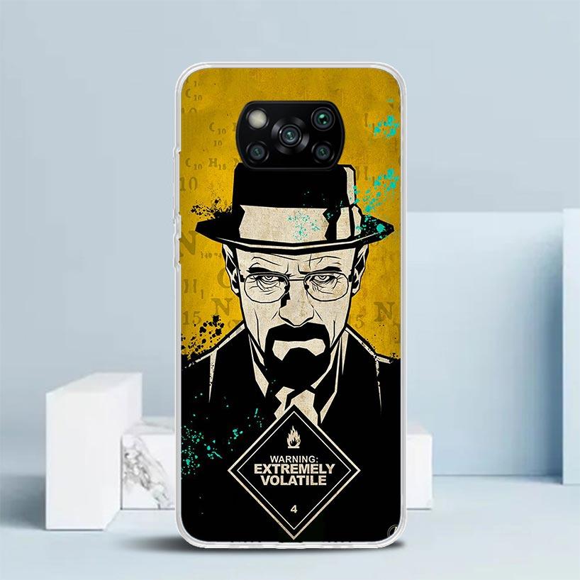 Breaking Bad WalterWhite Phone Case For Xiaomi Poco F7 Ultra X5 X6 X7 Pro M7 Redmi 15C 15 13C 13 12C 12 10C 10 10A 9 9C 9A 9T Co