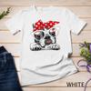 Cute French Bulldog Colorful Headband And Glasses Unisex T-shirt