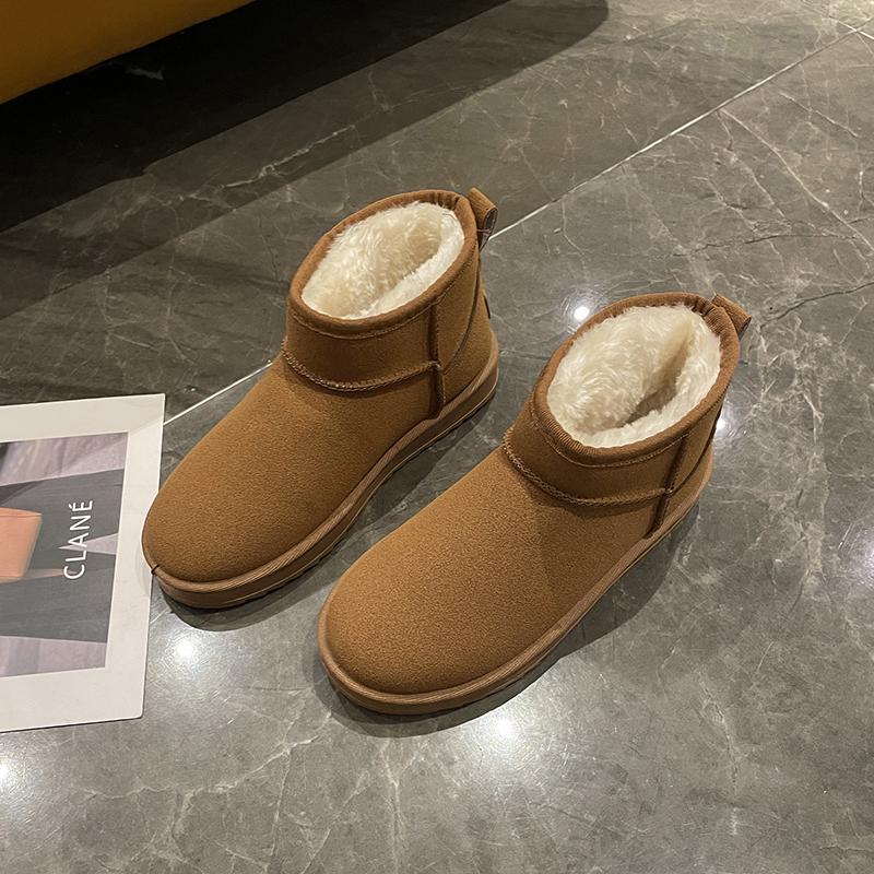 Fashion New Non-slip 2024 Hot Sale Winter Women Ankle Boots Warm Short Plush Flat with Outdoors Women's Snow Boots Botines De Mujer