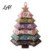Textile Art Halloween Decor DIY Quilted Fabric Tree Kit Sewing Craft Party Display Ornaments Handmade Christmas Hanging Ornament for Holiday