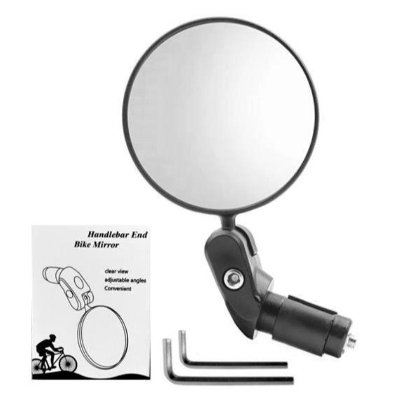 Bicycle Rearview Mirror Foldable Convex Rearview Mirror for Mountain and Road Bikes Universal Reflective Mirror Cycling Equipment
