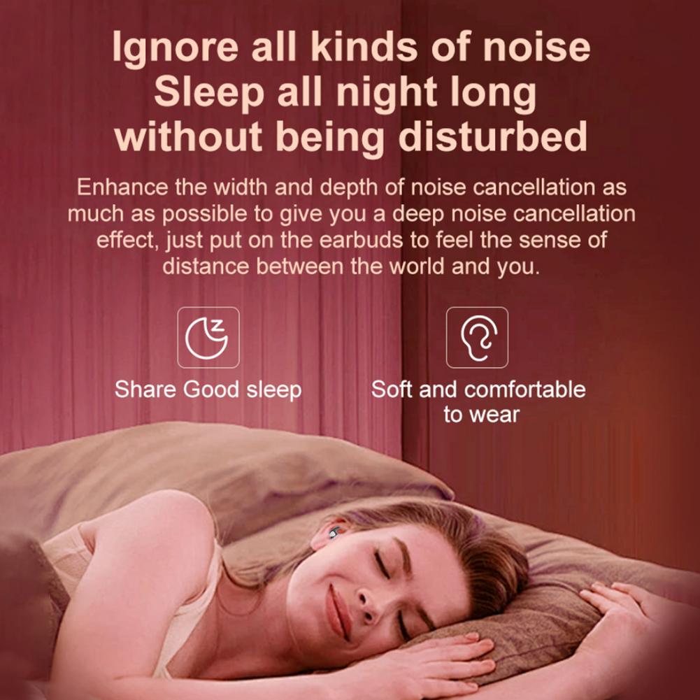 Silicone Noise Reduction Earplug Waterproof for Sleeping Swimming(Black L)