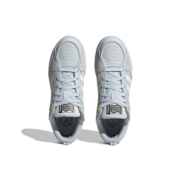 adidas Neo 100 дБ Удобные Модные Легкие Прочные Нескользящие Низкие Кеды Унисекс Кроссовки Серо-зеленые IG2790
