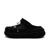 Classic Lined EVA Stylish Simple Commuter Comfort Personality Hole Shoes Men's Black