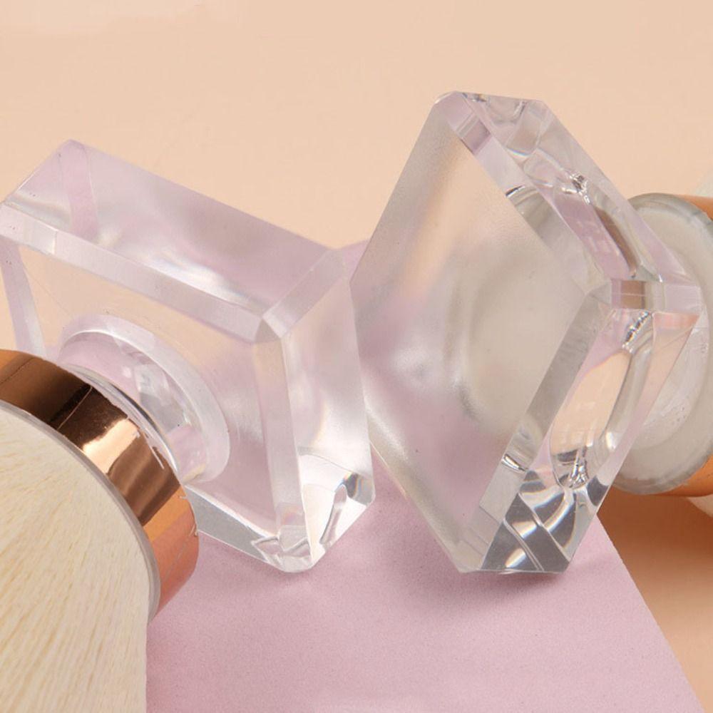 Dust-proof Powder Blusher Brush Rose Shape Makeup Brush Fashion Nail Cleaning Brush Travel