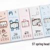 Мультяшная гелевая ручка Line Friends с нажимным механизмом, 0,5 мм - Милая, быстросохнущая, для гладкого письма, для студентов