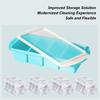 4 Cubes Giant Storage For Food Meal Sauce With Lid Silicone Freezer Trays Extra Large Soup Ice Tray Food Freezing Mold