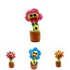 Saxophone Sunflower Plush Toy With Singing And Dancing Functions For Childrens Gift
