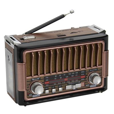 Винтажное радио AM/FM/SW с подсветкой, домашнее радио, портативное беспроводное Bluetooth-аудио TF-карта, USB-флеш-диск, MP3-плеер