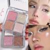 4 Colors Diamond Highlighter Powder Palette Glitter Face Contour Brighten Makeup Shimmer Illuminate Cosmetics